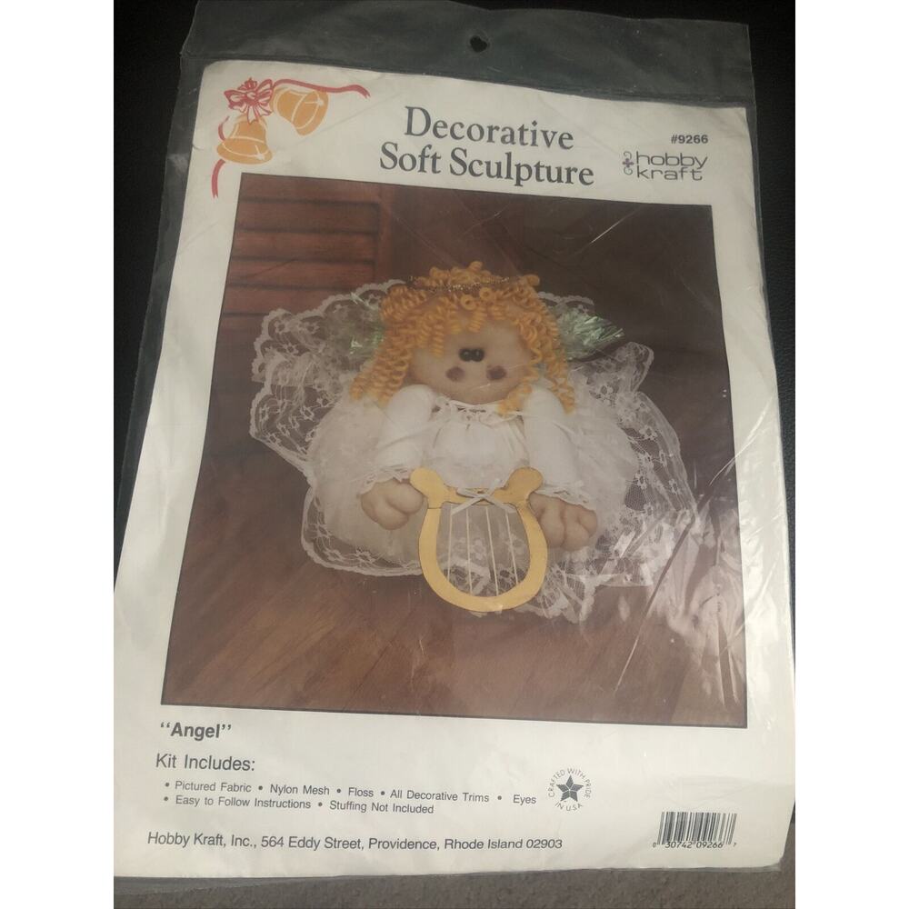 Hobby Kraft "ANGEL" Decorative Christmas Soft Sculpture Kit #9266 - New, Sealed!